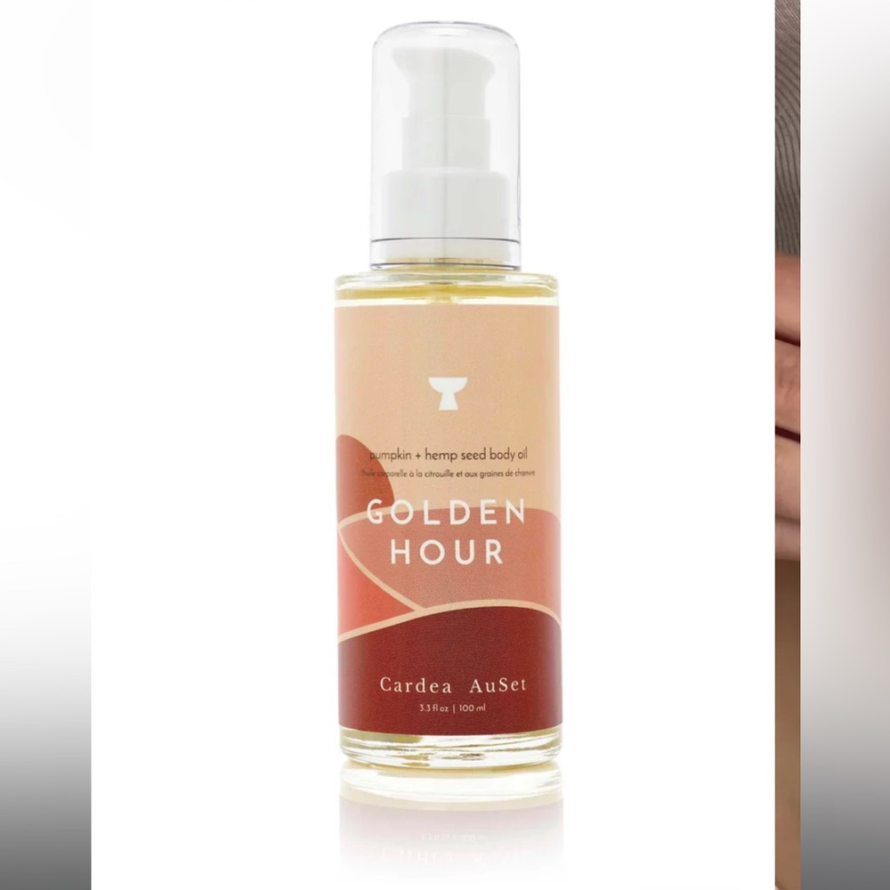NIP Cardea AuSet Golden Hour Pumpkin and Hemp Seed Body Oil